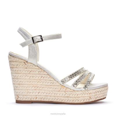 Menbur mujer Alicia 204L2474 zapato de novia blanco