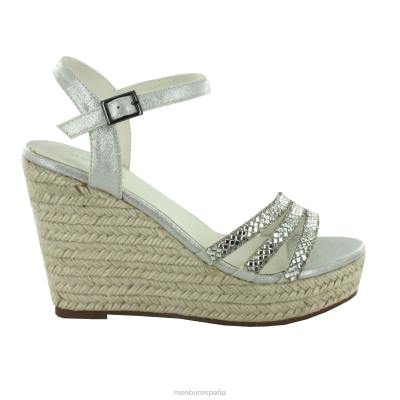 Menbur mujer Alicia 204L2474 zapato de novia blanco