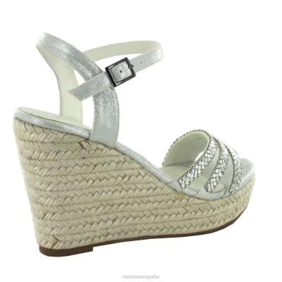 Menbur mujer Alicia 204L2474 zapato de novia blanco