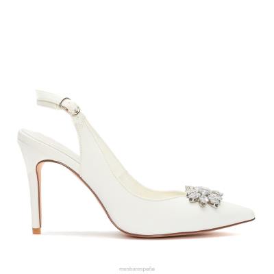 Menbur mujer Esparta 204L2495 zapato de novia blanco