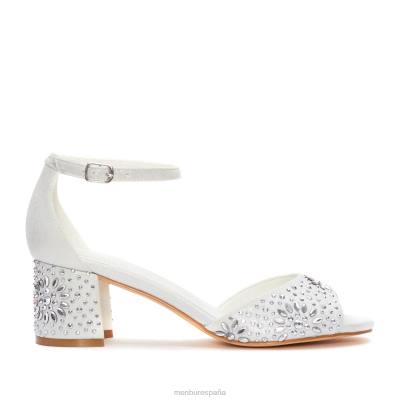 Menbur mujer Hilda 204L2493 zapato de novia blanco