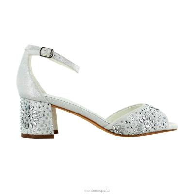 Menbur mujer Hilda 204L2493 zapato de novia blanco