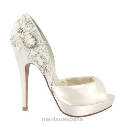 Menbur mujer Narke 204L2308 zapato de novia blanco