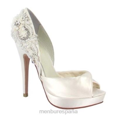 Menbur mujer Narke 204L2308 zapato de novia blanco