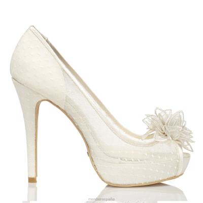 Menbur mujer adelia 204L2408 zapato de novia blanco