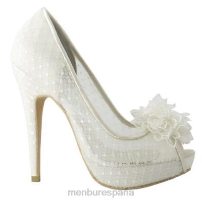 Menbur mujer adelia 204L2408 zapato de novia blanco