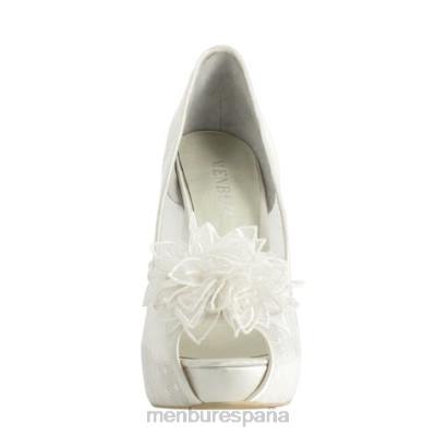 Menbur mujer adelia 204L2408 zapato de novia blanco