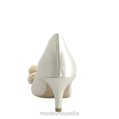 Menbur mujer alejandra 204L2339 zapato de novia blanco