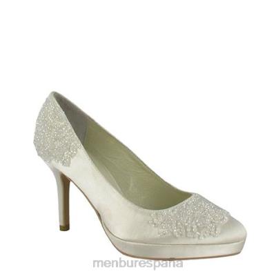 Menbur mujer allen 204L2417 zapato de novia blanco