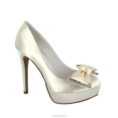 Menbur mujer amanda 204L2428 zapato de novia blanco