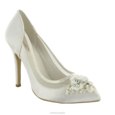 Menbur mujer ariadna 204L2312 zapato de novia blanco