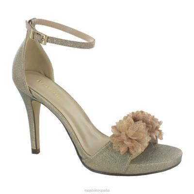 Menbur mujer arzano 204L2396 zapato de novia beige