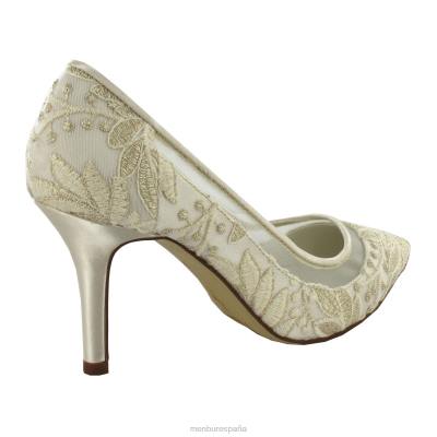 Menbur mujer berta 204L2392 zapato de novia blanco