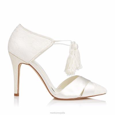 Menbur mujer briana 204L2209 zapato de novia blanco