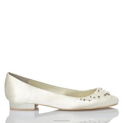 Menbur mujer carmichael 204L2247 zapato de novia blanco