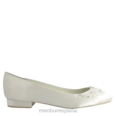 Menbur mujer carmichael 204L2247 zapato de novia blanco