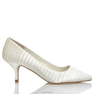 Menbur mujer celia 204L2364 zapato de novia blanco