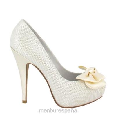 Menbur mujer clarisa 204L2280 zapato de novia blanco