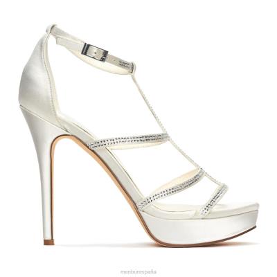 Menbur mujer copelia 204L2491 zapato de novia blanco