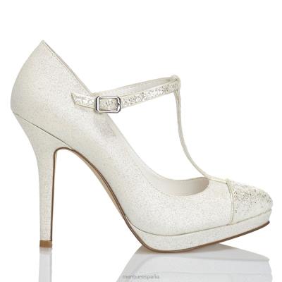 Menbur mujer damaris 204L2429 zapato de novia blanco