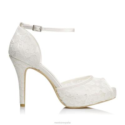 Menbur mujer denise 204L2453 zapato de novia blanco