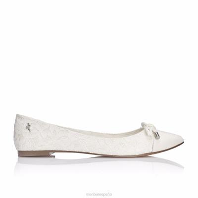 Menbur mujer edurne 204L2245 zapato de novia blanco