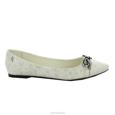 Menbur mujer edurne 204L2245 zapato de novia blanco