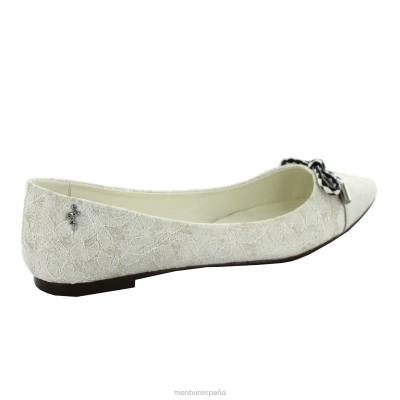 Menbur mujer edurne 204L2245 zapato de novia blanco