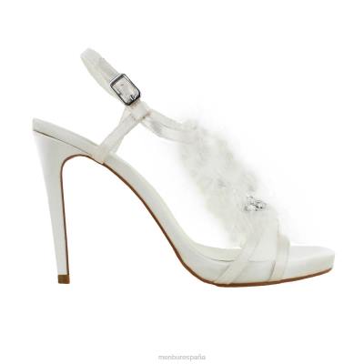 Menbur mujer emilia 204L2390 zapato de novia blanco