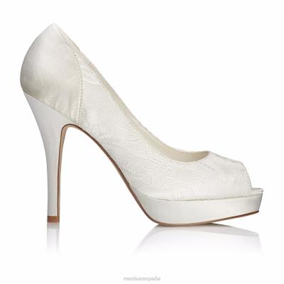 Menbur mujer emma 204L2350 zapato de novia blanco