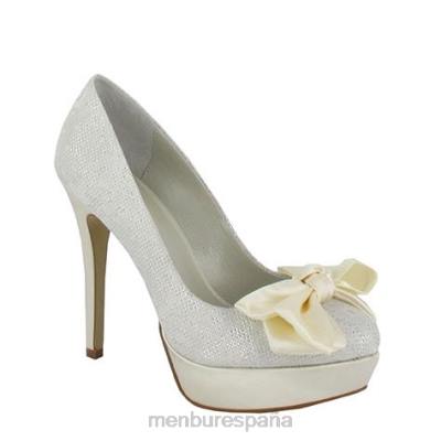 Menbur mujer faunia 204L2413 zapato de novia blanco