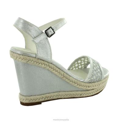 Menbur mujer gala 204L2475 zapato de novia blanco