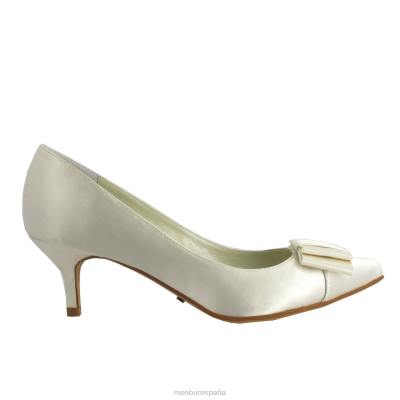 Menbur mujer galatea 204L2410 zapato de novia blanco