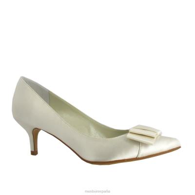 Menbur mujer galatea 204L2410 zapato de novia blanco