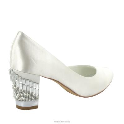 Menbur mujer gloria 204L2258 zapato de novia blanco