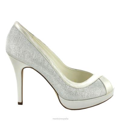 Menbur mujer gracias 204L2287 zapato de novia blanco