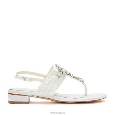 Menbur mujer guillelme 204L2499 zapato de novia blanco