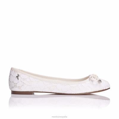 Menbur mujer isidora 204L2244 zapato de novia blanco