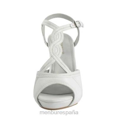 Menbur mujer jiniperus 204L2321 zapato de novia blanco