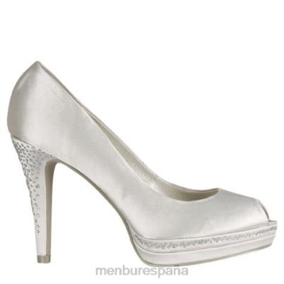 Menbur mujer julia 204L2284 zapato de novia blanco