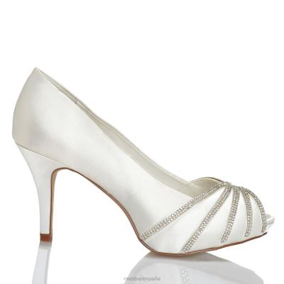 Menbur mujer julieta 204L2432 zapato de novia blanco