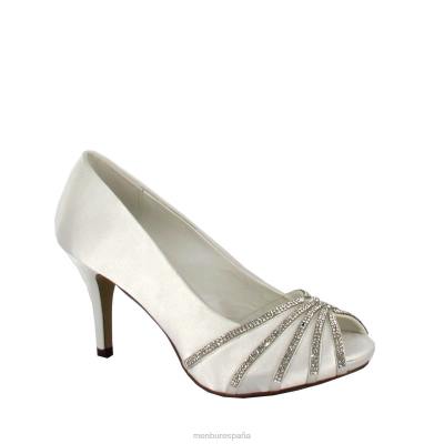 Menbur mujer julieta 204L2432 zapato de novia blanco