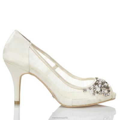 Menbur mujer kashia 204L2353 zapato de novia blanco