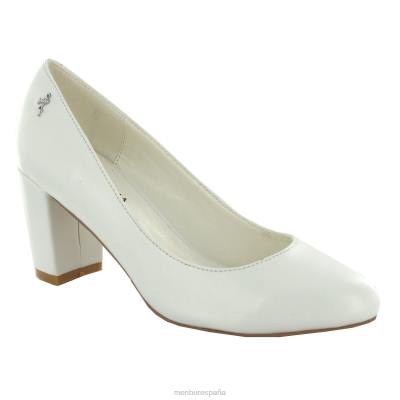 Menbur mujer kiara 204L2454 zapato de novia blanco