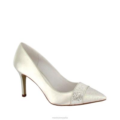 Menbur mujer laura 204L2362 zapato de novia blanco