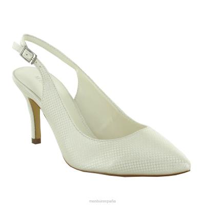 Menbur mujer ledicia 204L2483 zapato de novia blanco