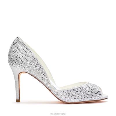 Menbur mujer lucila 204L2301 zapato de novia blanco