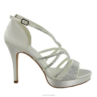 Menbur mujer maite 204L2271 zapato de novia blanco