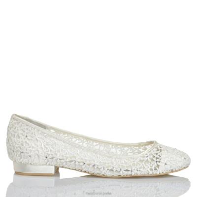 Menbur mujer manderley 204L2356 zapato de novia blanco