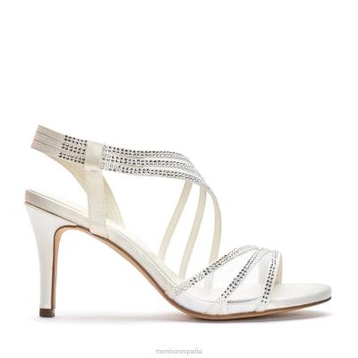 Menbur mujer neus 204L2480 zapato de novia blanco